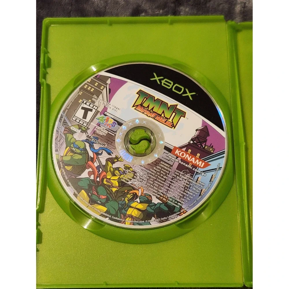 TMNT Mutant Melee Microsoft Xbox Game Disc Only UNTESTED